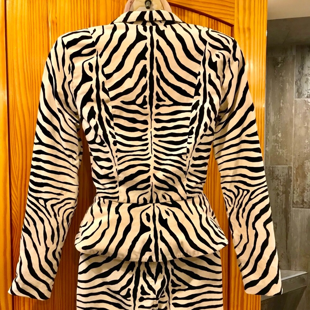Vintage Betsey Johnson Zebra Suit - Picture 15 of 17